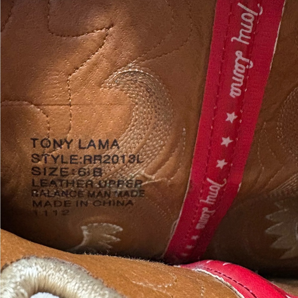 Tony Lama Boots Women's Madera Buckaroo RR2013L 3R Boot - Picture 15 of 16